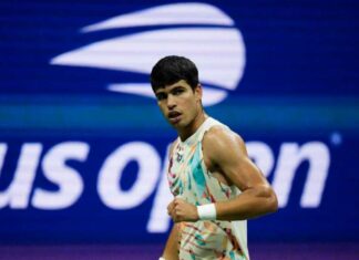 Carlos Alcaraz is two matches away from making history at the US Open