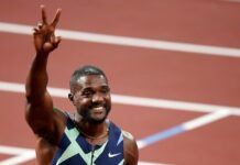 Justin Gatlin wants to set a 40-yard record in the NFL