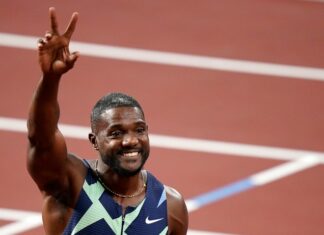 Justin Gatlin wants to set a 40-yard record in the NFL