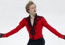 The 18-year-old broke the Skate America record
