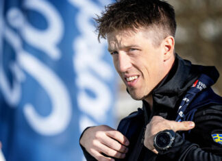 An unusual injury for a cross-country skier. Gentlemen, take care of yourselves