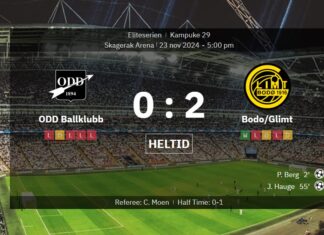 The Eliteserien gold should not be “home”, but “heim”