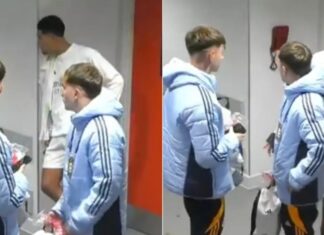 Jude Bellingham hung outside the Liverpool dressing room to get a red shirt