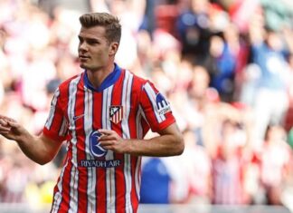 Alexander Sørloth scores Atletico Madrid up to second place in La Liga