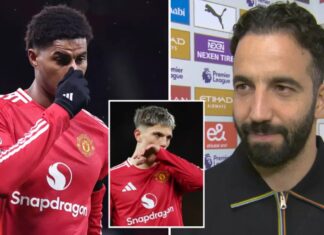 Marcus Rashford and Alejandro Garnacho were not in the squad against Manchester City