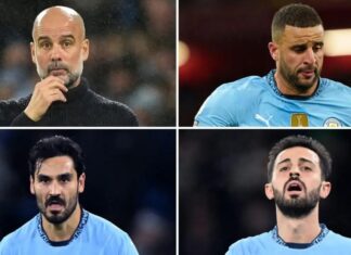 Manchester City can sell away half of their first eleven