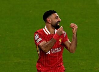 Mohamed Salah with assist number 100