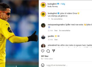 Omar Elabdellaoui says goodbye in Bodø/Glimt