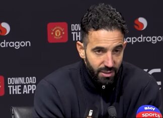 The water is pouring in as Ruben Amorim tries to explain Manchester United’s loss to Bournemouth