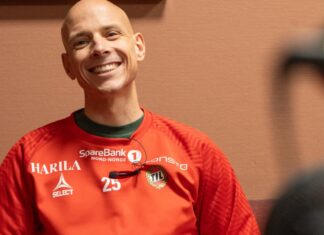 Ruben Kristiansen back in Tromsø with the world’s biggest smile