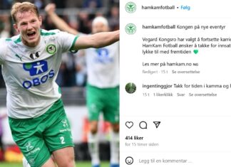 Vegard Kongsro leaves HamKam and follows Norwegian billionaires out into the big world