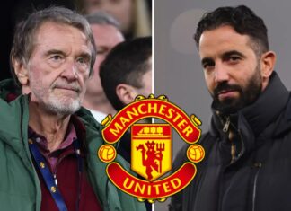 Putting up “everything must go” sign at Old Trafford