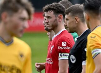 Liverpool talent is welcomed to his new club with a cup of tea in pleasant surroundings