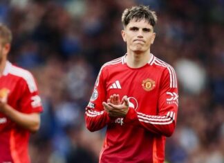 The Manchester United management was tempted, but did not dare to sell Garnacho