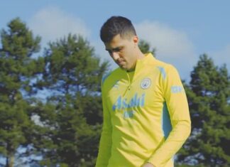 The world’s best footballer is finally back on the training ground