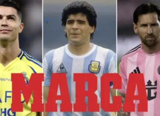 Cristiano Ronaldo, Lionel Messi, Pelé and Diego Maradona are on Marca’s top six list of the best footballers of all time