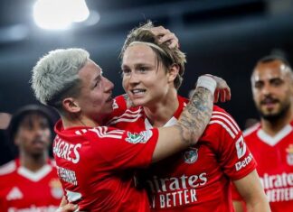 Impressive Andreas Schjelderup played the lead role at Benfica!