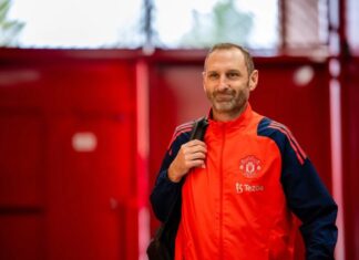 Andreas Georgson, who left Lillestrøm last summer, has been pushed out of Manchester United