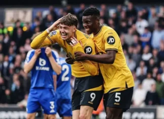 The Premier League has Jørgen Strand Larsen as one of the best players of the month!