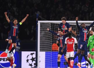 Arsenal fans demand one player “out of the club” after Champions League exit against Paris Saint-Germain