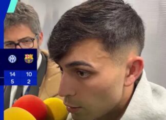Pedri demands investigation by the referee in the Inter Milan v Barcelona match in an unusual interview after the Champions League loss