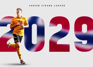 National team striker Jørgen Strand Larsen will continue to bang in goals in the Premier League