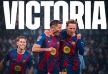 Lewandowski hat-trick secures Barcelona victory