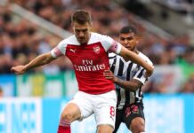 Surprisingly tears up the contract of former Arsenal player Aaron Ramsey after only six games
