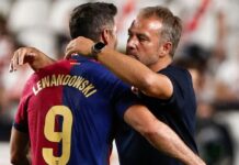 Robert Lewandowski and Hansi Flick will have a conversation about the future