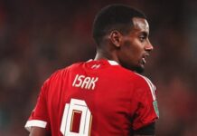 Expects discussions at Liverpool about selling Alexander Isak
