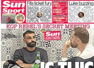 Salah in “secret meeting” with Henderson