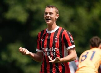 Maximilian Ibrahimovic follows in his dad Zlatan’s big football boots