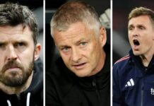 Manchester United’s “dream team”: Solskjaer, Carrick and Fletcher