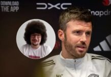 Of course, Michael Carrick was asked about the Manchester United supporter who refuses to cut his hair