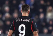 Niclas Füllkrug leaves AC Milan