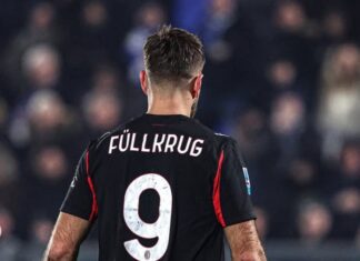 Niclas Füllkrug leaves AC Milan