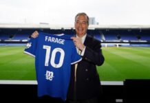 Ipswich Town chairman regrets causing “damage and turmoil” with Nigel Farage’s visit