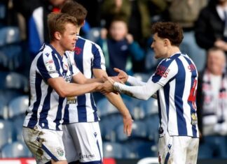 Aune Heggebø scored as West Bromwich finally won – their first win in three months