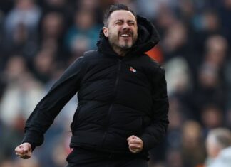 Tottenham throw themselves around to persuade Roberto de Zerbi to start NOW!