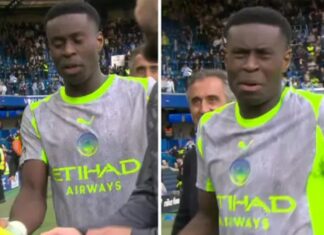 Marc Guéhi turned down the Best of the Pitch award after Manchester City’s win over Chelsea