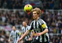 Steady course towards signing Newcastle star Anthony Gordon
