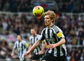 Steady course towards signing Newcastle star Anthony Gordon