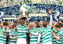 Celtic 3-1 Hearts: Full speed, full drama – and five straight Scottish championships