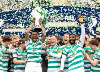 Celtic 3-1 Hearts: Full speed, full drama – and five straight Scottish championships