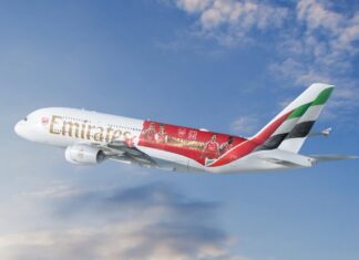 Martin Ødegaard adorns the world’s largest passenger plane