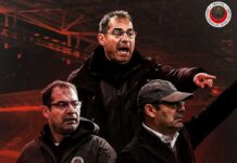 Changing coach for the fifth time this season