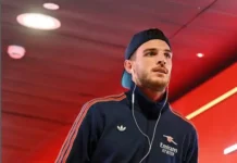 Declan Rice in imminent danger of UEFA ban before Arsenal-Atletico