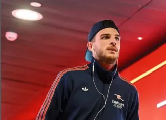 Declan Rice in imminent danger of UEFA ban before Arsenal-Atletico