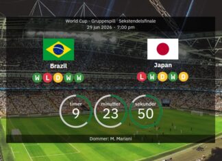 Brazil vs Japan: World Cup 2026 – line-ups, stats and prediction
