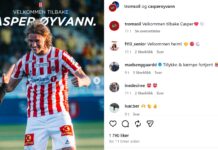 Casper Øyvann returns home to Tromsø – ready for TIL’s return